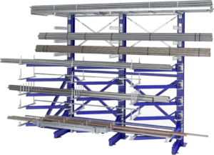 rack de stockage cantilever armstrong swingout plus storemaster