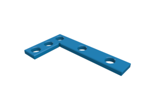 équerre plate PRO 275x150 mm