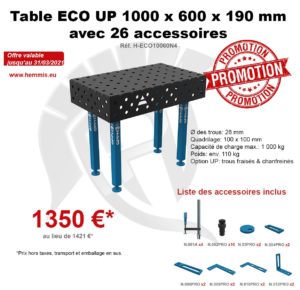 promotion table ECO 1er trimestre