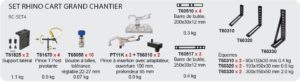 Set rhino cart grand chantier rc-set4