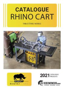 couverture catalogue table rhino cart 2021