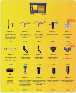 pack table rhino cart et 66 accessoires