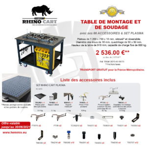 promotion Rhino Cart 2eme trimestre 2021