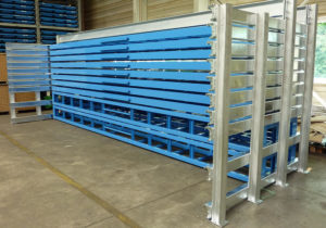 magasin de stockage pour tube et profilé