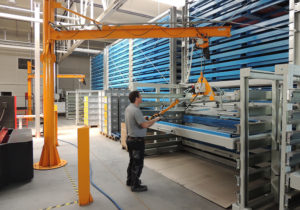 tour de stockage de tole echangeuse avec systeme grue séparé boeckelt tower