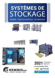 couverture catalogue systèmes de stockage toles et tubes