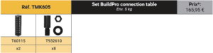 set d'accessoires buildpro tmk605