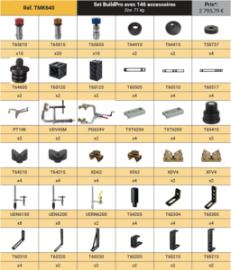 set d'accessoires buildpro tmk640