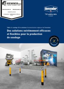 couverture catalogue table de soudage demmeler 2022