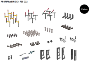 kit d'accessoires plus 730 d22 demmeler