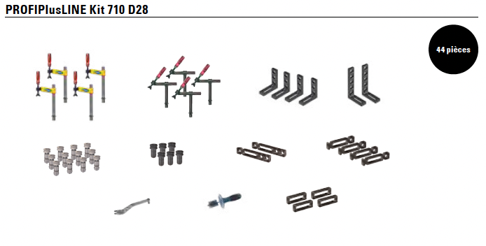 kit d'accessoires plus d28 710 demmeler
