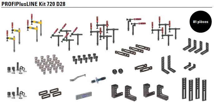 kit d'accessoires plus d28 720 demmeler