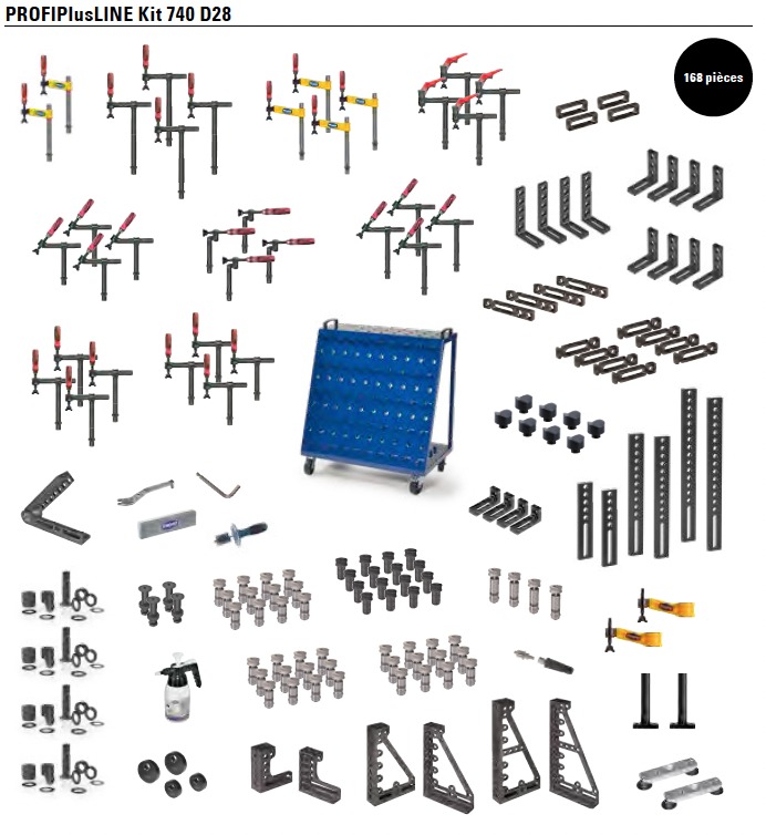 kit d'accessoires plus d28 740 demmeler