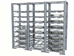 rack bobine fendu à plat storemaster
