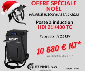 Offre Noël 2022 - Poste à induction HDI 21KW400 TC
