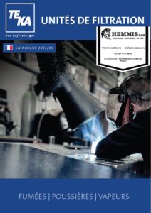 Couverture catalogue filtration fumée teka 2022-2023