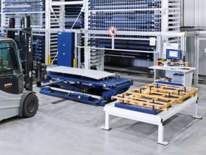 Table de dépalettisation stopa