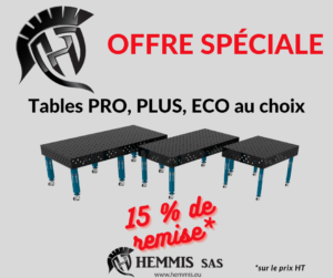Offre spéciale - table de soudage GPPH