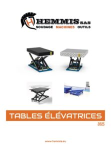 Table élévatrice soudage bridage hemmis 2025