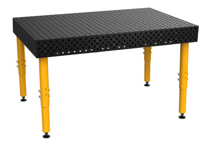Table de soudage akpha 16 - 1500x1000 - pied réglable hauteur - buildpro