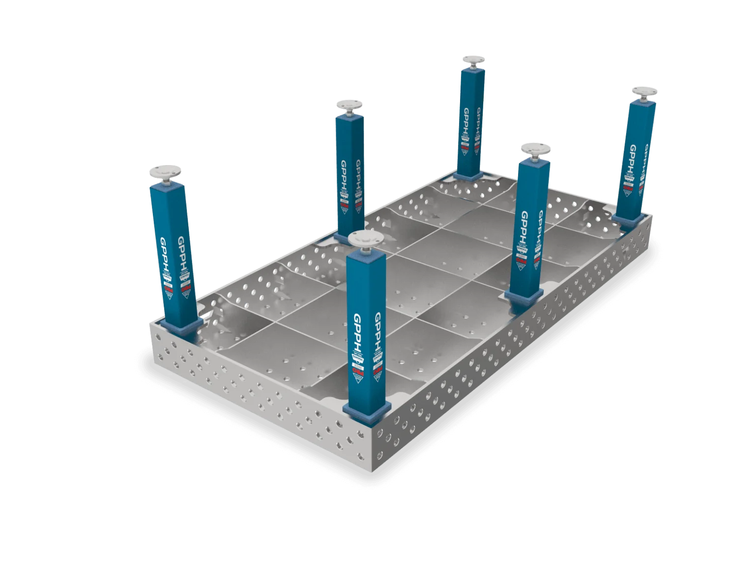 renfort table de soudage inox