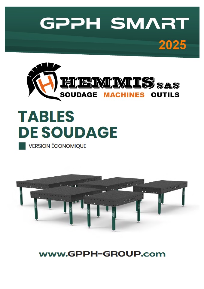 catalogue table de soudage économique smart