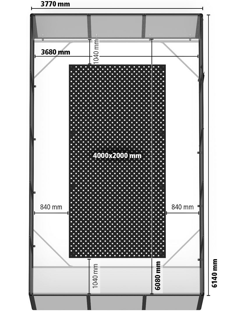 Cellule de soudure laser 6080 x 3680 mm