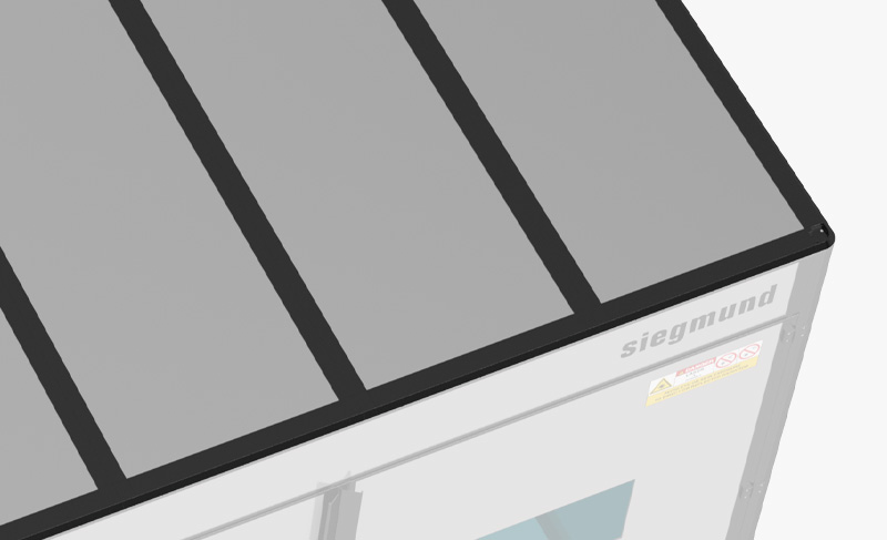 Toit pour cellule de soudage laser