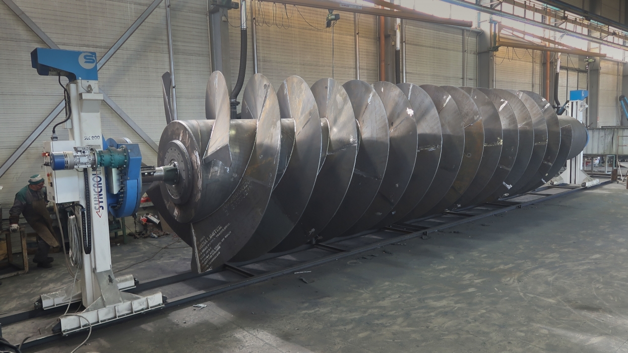 positionneur à colonnes syncrolift vis sans fin