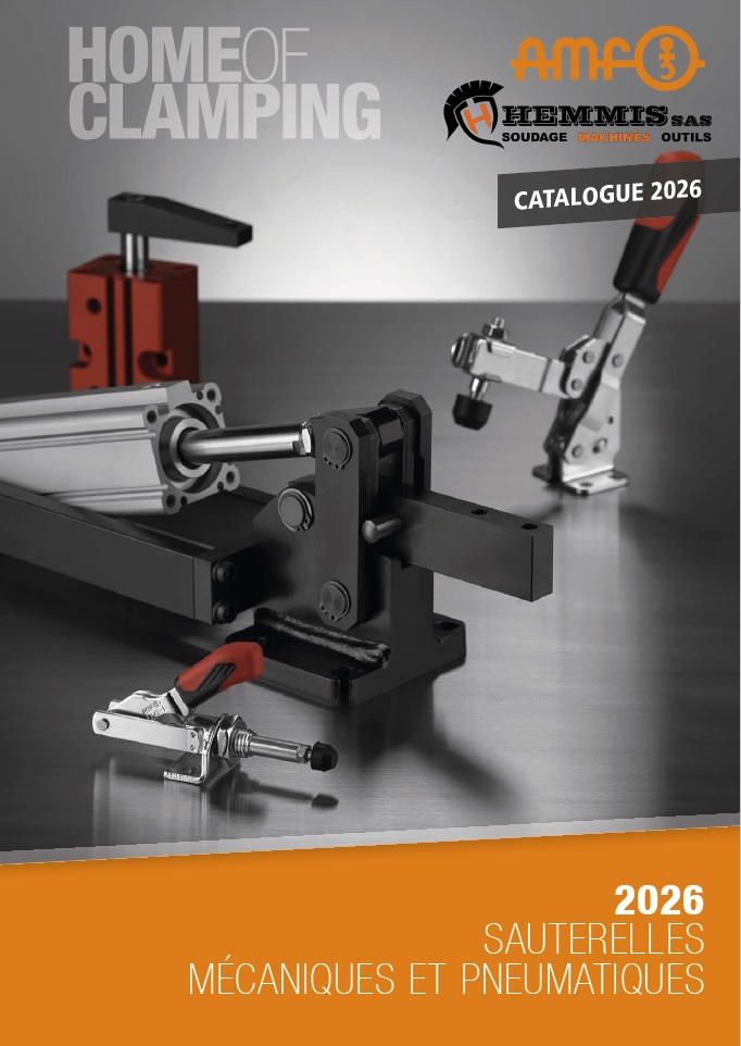 couverture catalogue sauterelle de bridage 2026