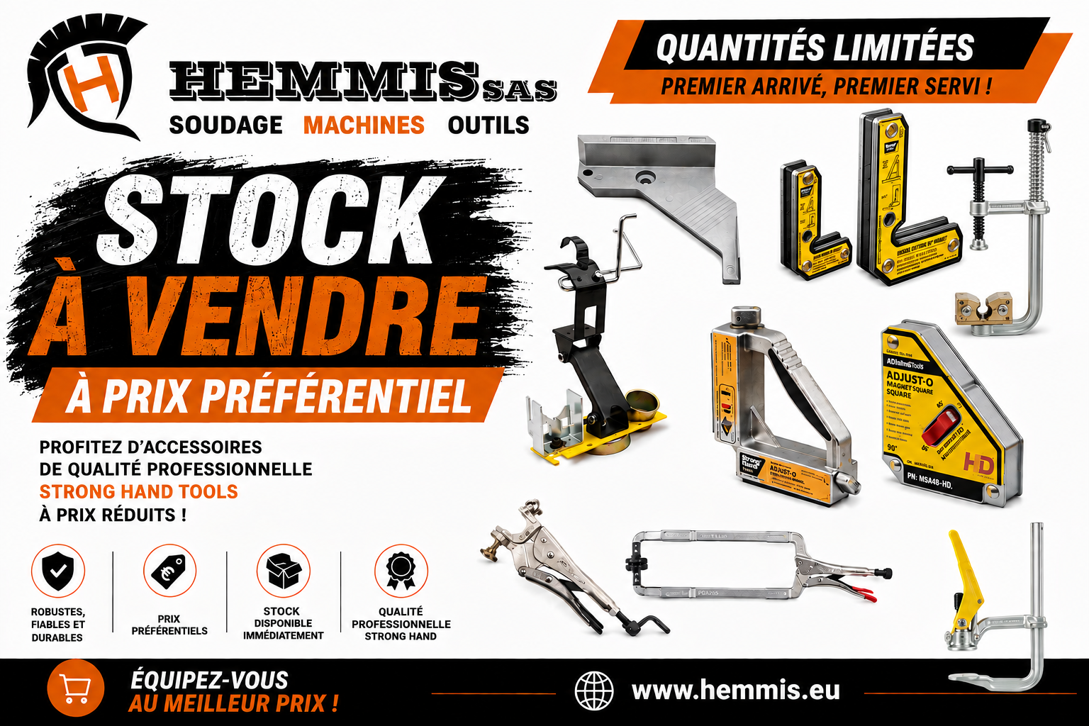 Outillage de soudure en promotion